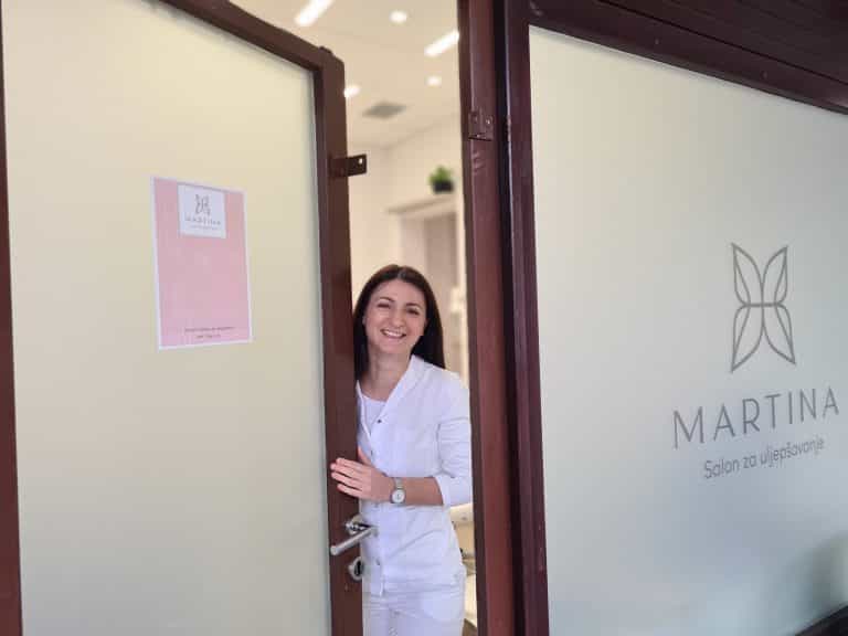 Martina Šimić tijekom tretmana